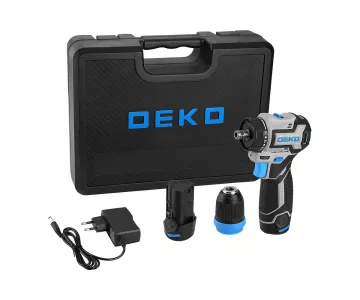 Дрель-шуруповерт аккумуляторная Deko Loner 12V PRO