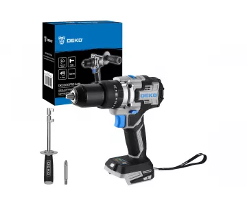 Дрель-шуруповерт ударная аккумуляторная Deko DKCID20 PRO