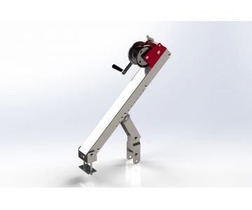 Лебедка в сборе с узлом крепления на дышло Tavials DOP-41