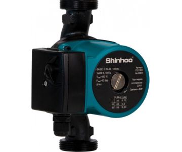 Насос циркуляционный Shinhoo Basic S 25-4S 180