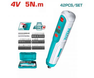 Отвертка аккумуляторная TOTAL TSDLI0406