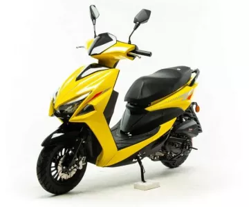 Скутер Motoland FS желтый