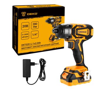 Винтоверт аккумуляторный ударный Deko DKTS20-Li (084-1045)