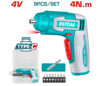 Отвертка аккумуляторная TOTAL TSDLI0458