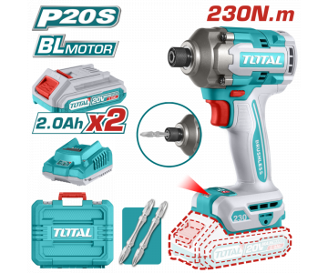 Аккумуляторный ударный шуруповерт TOTAL TIRLI2023
