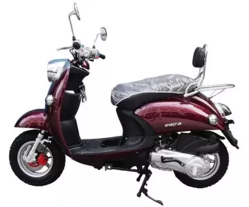 Скутер VENTO (VMC) Retro BY49QT-2A (бордовый)