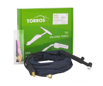 Горелка Torros TIG WP26V, 4м, TSB 35/50, 2pin., Gas-M16x1,5