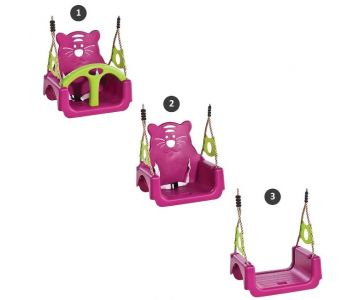 Качели подвесные KBT Trix 3в1 (фиолетовый/салатовый)