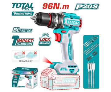 Дрель-шуруповерт ударная TOTAL TIDLI209681
