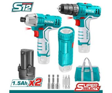 Набор аккумуляторных инструментов TOTAL TKLI1203