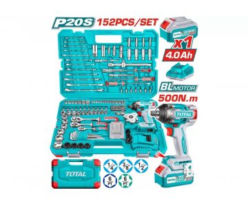 Набор аккумуляторного инструмента TOTAL THKTHP31522