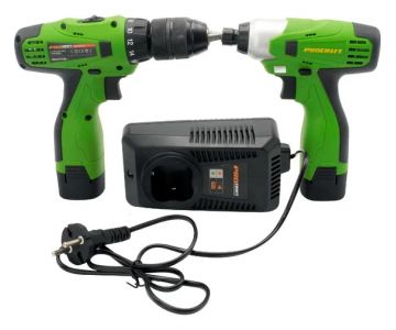 Шуруповерт аккумуляторный Procraft PA168Li + Винтоверт аккумуляторный Procraft PA168IMP