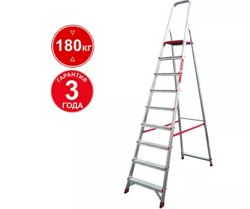 Стремянка Новая высота 9 ступени комбинированная 3110109