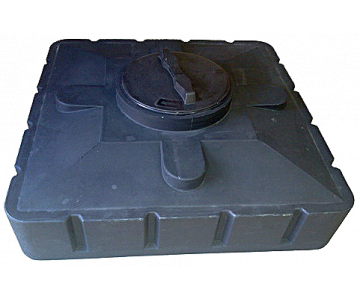 Бак для душа Aquatech 120 л (черный)