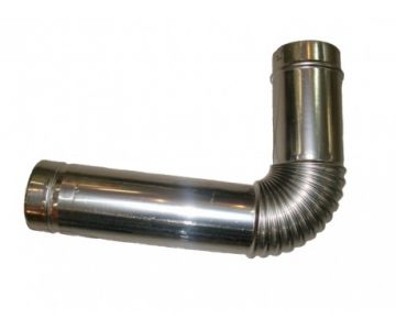 Поворот коаксиального дымохода 90° Daewoo DGB-80C-EL90