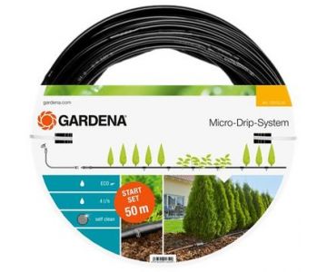 Шланг сочащийся Gardena для наземной прокладки 13 мм (1/2”) х 50 м с фитингами и мастер-блоком (13013-20)