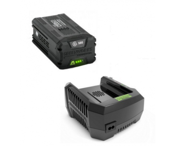 Комплект Greenworks 82V LUX зарядное и АКБ 5 Ач