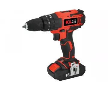 Аккумуляторная дрель-шуруповерт KLECO KE18DM-15