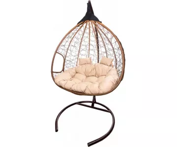 Кресло подвесное Garden Story Феникс CN3423-МТКОР (коричневый/бежевый)
