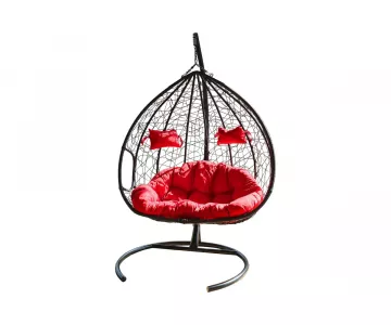 Кресло подвесное Garden Story Феникс CN200-МТ (черный/красный)