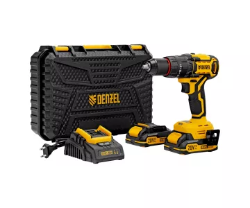 Дрель-шуруповерт аккумуляторная ударная Denzel CIDH-BL-20