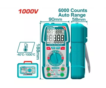 Мультиметр цифровой TOTAL TMT5310004