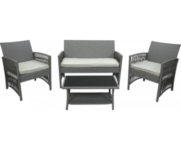 Комплект садовой мебели Garden Story Лондон GS9026 (серый)