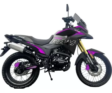 Мотоцикл турэндуро RAM TE PR PRO (черно-фиолетовый)