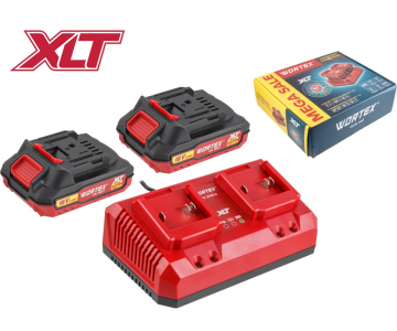 Набор аккумуляторов Wortex ALL1 XLT Set (2329018) (2 аккумулятора + зарядное устройство)