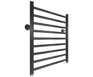 Полотенцесушитель водяной Gloss&Reiter Line Л. 50х60.Л9.G1 (полимер МУАР Black Rall)