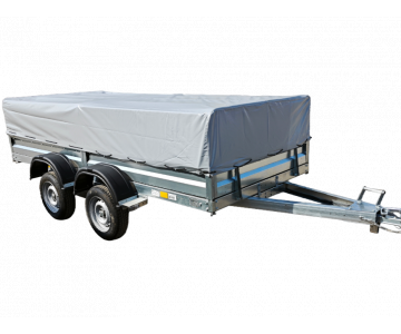 Прицеп Avtos A40P2B (4000х1500х300 ресс. AL-KO, R16, тент 400мм 2ос)