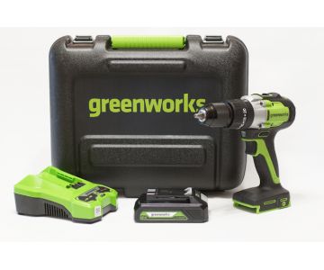 Дрель-шуруповерт аккумуляторная Greenworks GD24DD60 (3704107UA)