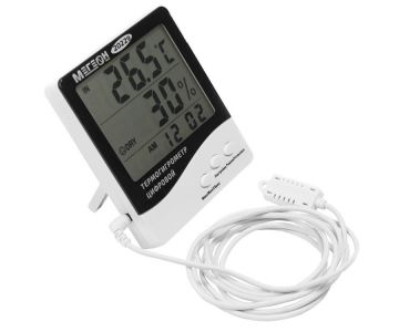 Термогигрометр цифровой настольный Мегеон 20229