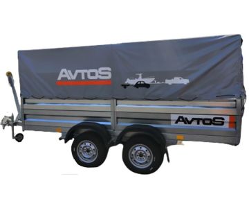 Прицеп Avtos A35P2B (3500х1500х300 ресс. 3302(ГАЗ-1лист), R16, тент 400мм 2ос)
