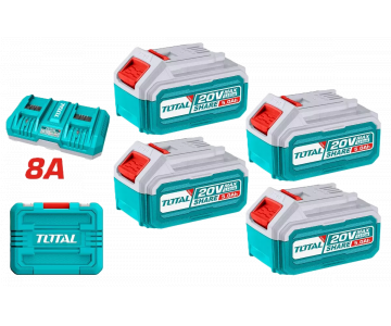 Набор аккумуляторов и зарядного инструмента TOTAL TFBCLI20285