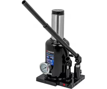 Домкрат бутылочный двухскоростной с манометром Forsage F-TH903501 BIG