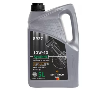 Масло моторное полусинтетика Senfineco SynthHC 10W-40 API SN ACEA A3/B4 (5л)