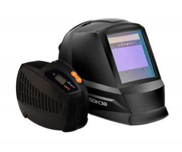 Сварочный щиток Сварог Tech C50I с устройством подачи воздуха Vento