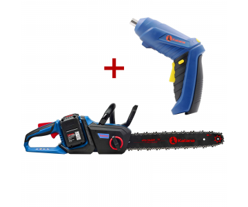 Пила цепная аккумуляторная Katana DT2104-PRO + Шуруповерт аккумуляторный Katana SW5000