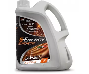 Масло моторное G-Energy SyntheticActive 5W-30 5л