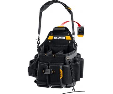 Сумка поясная Kraftool KPB-23 с быстросъёмным креплением FastClip
