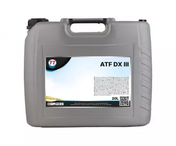 Трансмиссионное масло 77 Lubricants ATF DX III 20л (700350)