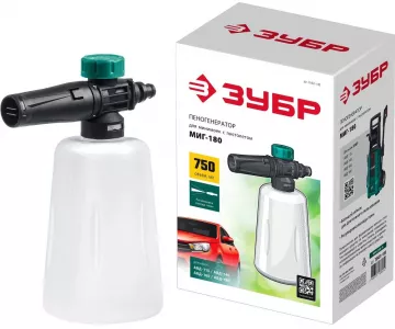 Пеногенератор для минимоек с пистолетом Зубр МИГ-180 (70401-180)