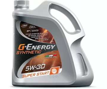 Масло моторное G-Energy Synthetic Super Start 5W-30 4л