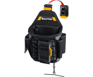 Сумка поясная Kraftool KP-13E с быстросъёмным креплением FastClip