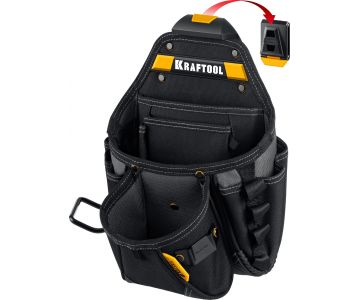 Сумка поясная Kraftool KP-27 с быстросъёмным креплением FastClip