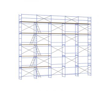 Строительные рамные леса ЛРСП-30
