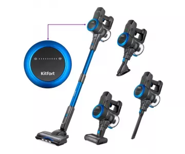Вертикальный пылесос Kitfort KT-5175-1 (синий)