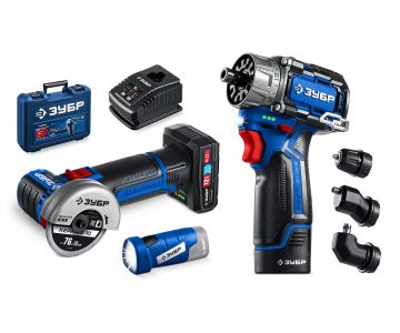 Дрель-шуруповерт мини Зубр DB-125-42ABF