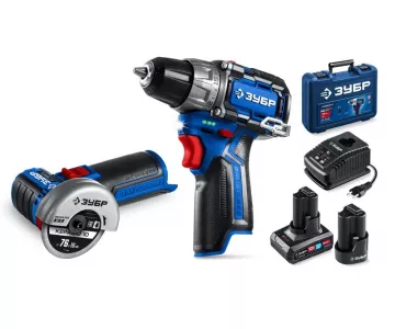 Дрель-шуруповерт мини Зубр DB-121-42AB